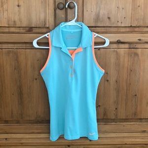 Nike golf dri-fit racerback top xs